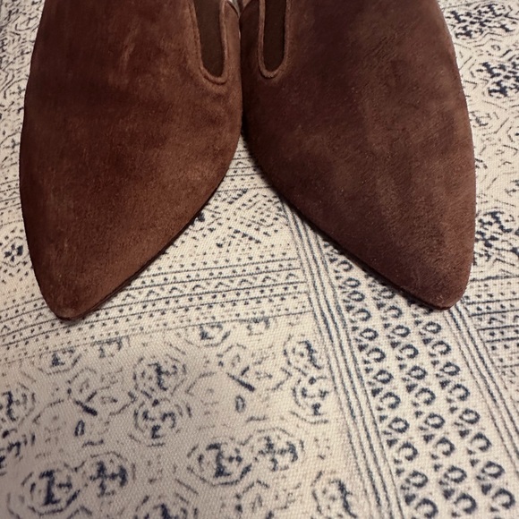 Jenni Kayne Suede Mule ~Espresso Brown 37 EU 7 EUC - Picture 8 of 9